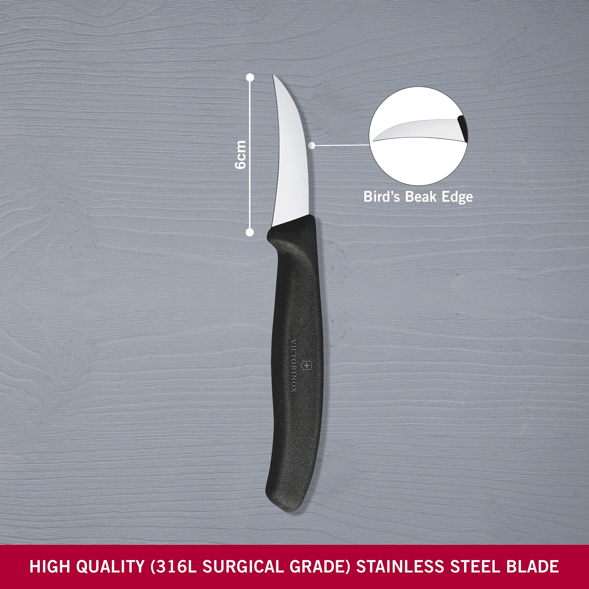 Foto 3 pulgar | Cuchillo Victorinox Vic-6.7503 Swiss Classic Paring Black - Venta Internacional.