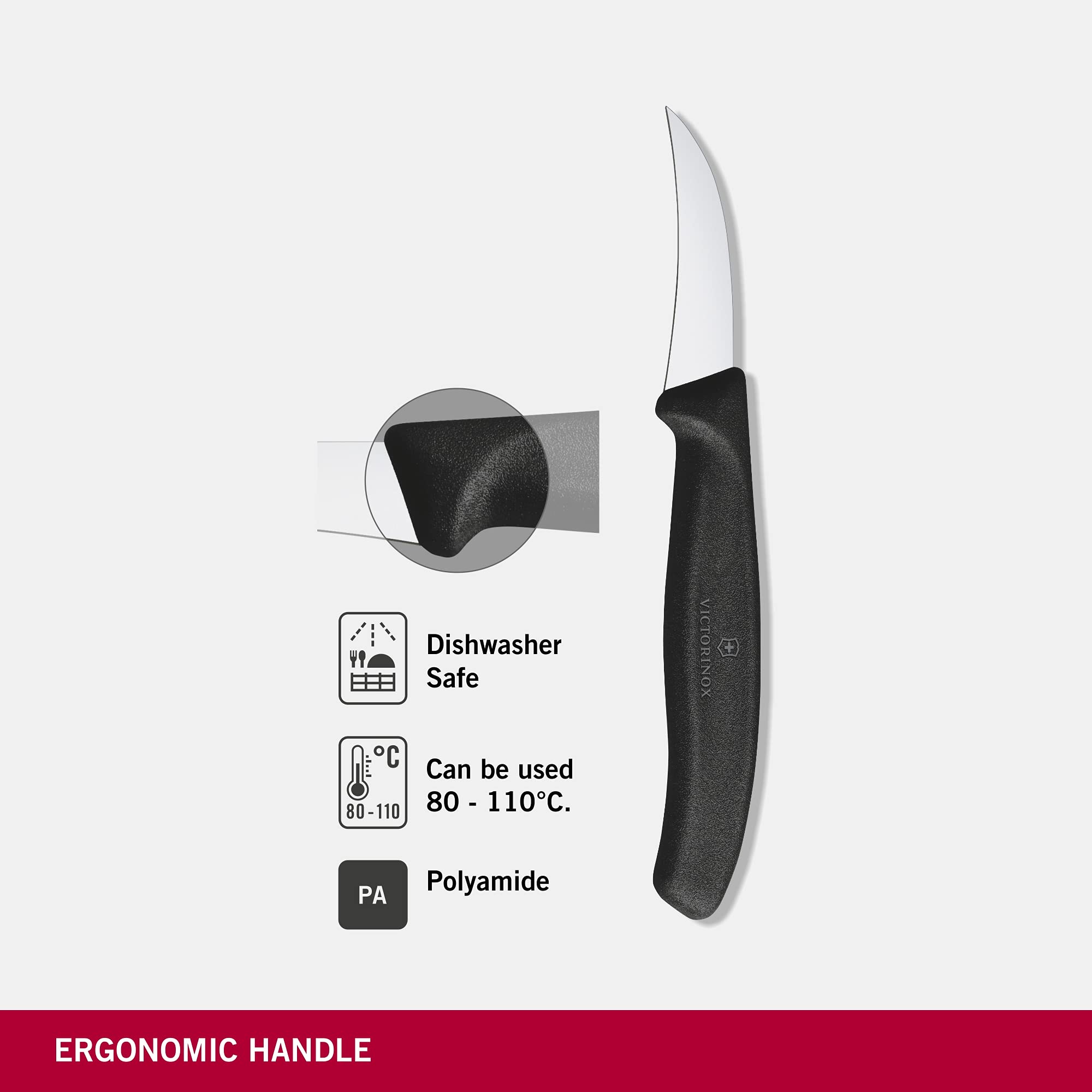 Foto 4 pulgar | Cuchillo Victorinox Vic-6.7503 Swiss Classic Paring Black - Venta Internacional.