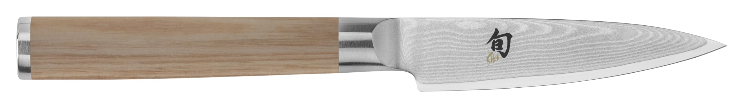 Foto 2 pulgar | Cuchillo De Pelar Shun Cutlery Classic Blonde 3,5 Cm Con Pakkawood - Venta Internacional.