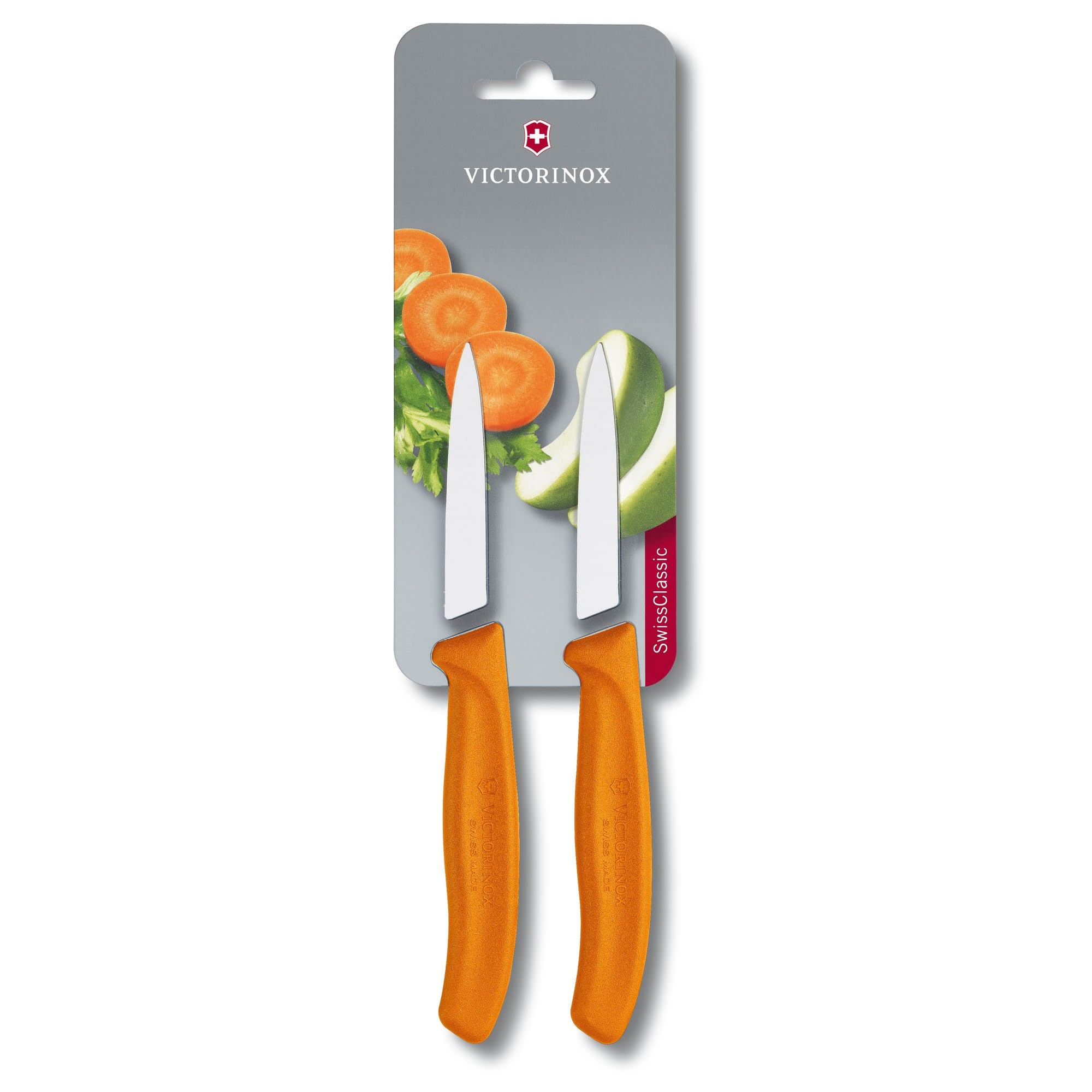 Foto 2 pulgar | Juego De Cuchillos Para Pelar Victorinox Swiss Classic Orange 8 Cm, 2 Unidades - Venta Internacional.