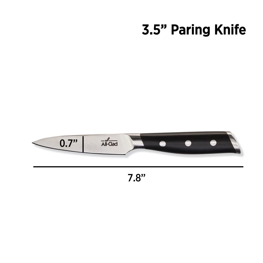 Foto 8 pulgar | Cuchillo De Pelar Totalmente Revestido De Acero Inoxidable Alemán Forjado De 9 Cm - Venta Internacional.