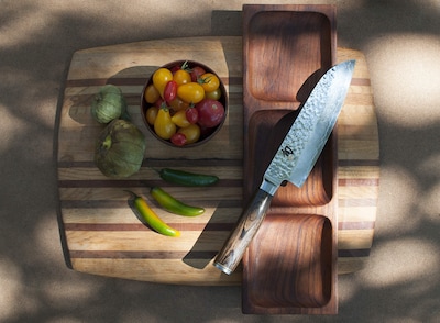 Foto 2 | Cuchillo Santoku Shun Premier De 7 Pulgadas Hecho A Mano En Japón - Venta Internacional.