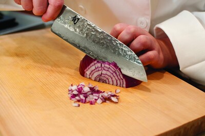 Foto 3 | Cuchillo Santoku Shun Premier De 7 Pulgadas Hecho A Mano En Japón - Venta Internacional.
