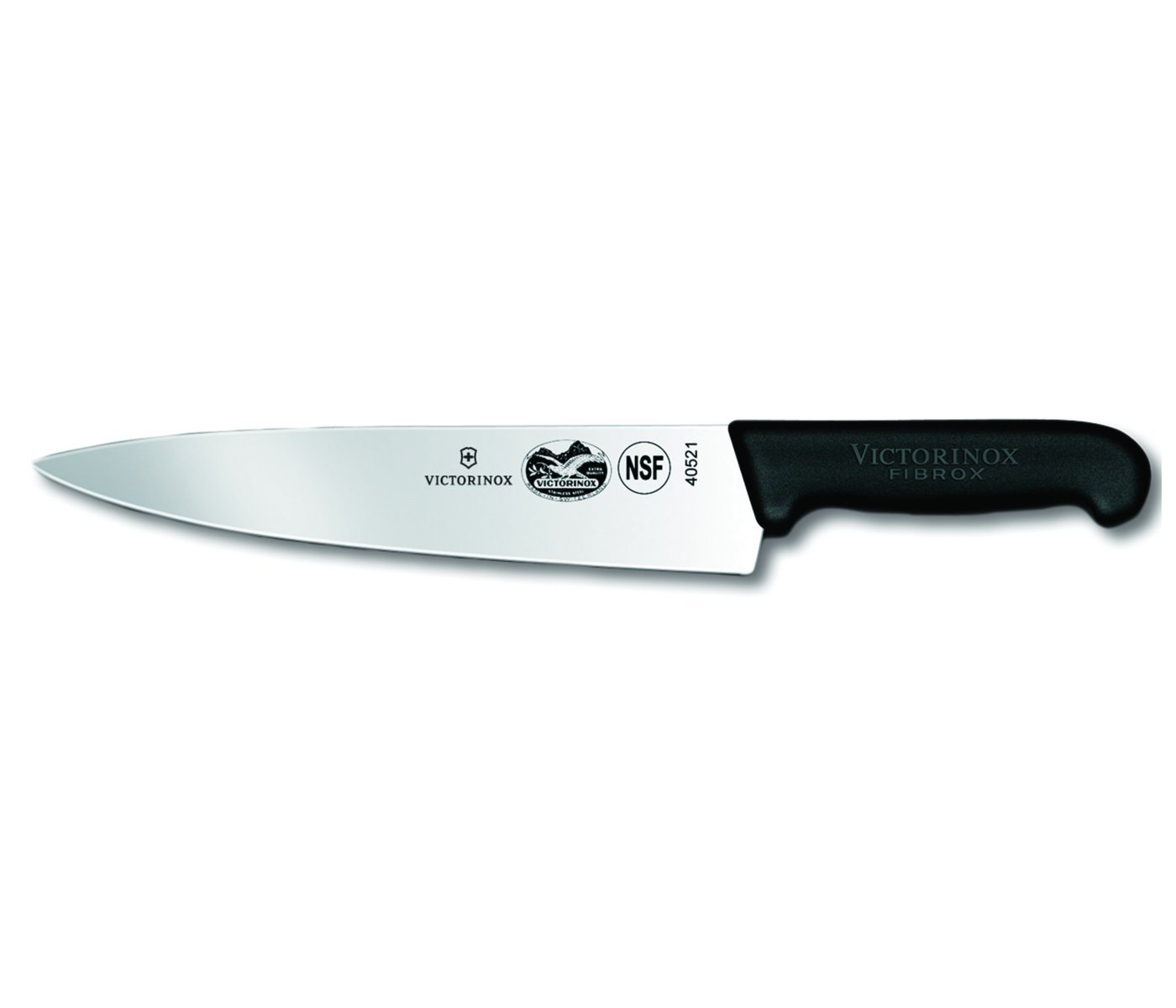 Cuchillo De Chef Victorinox Fibrox Pro De 25 Cm Con Mango Negro - Venta Internacional.