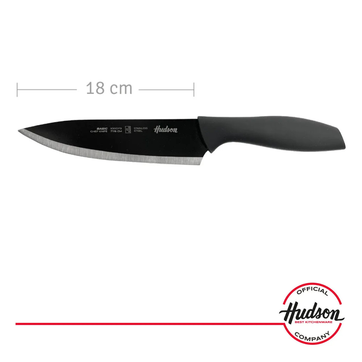Foto 6 pulgar | Cuchillo Cocina Chef Hudson 7'' 18 Cm Inoxidable Antiadherente