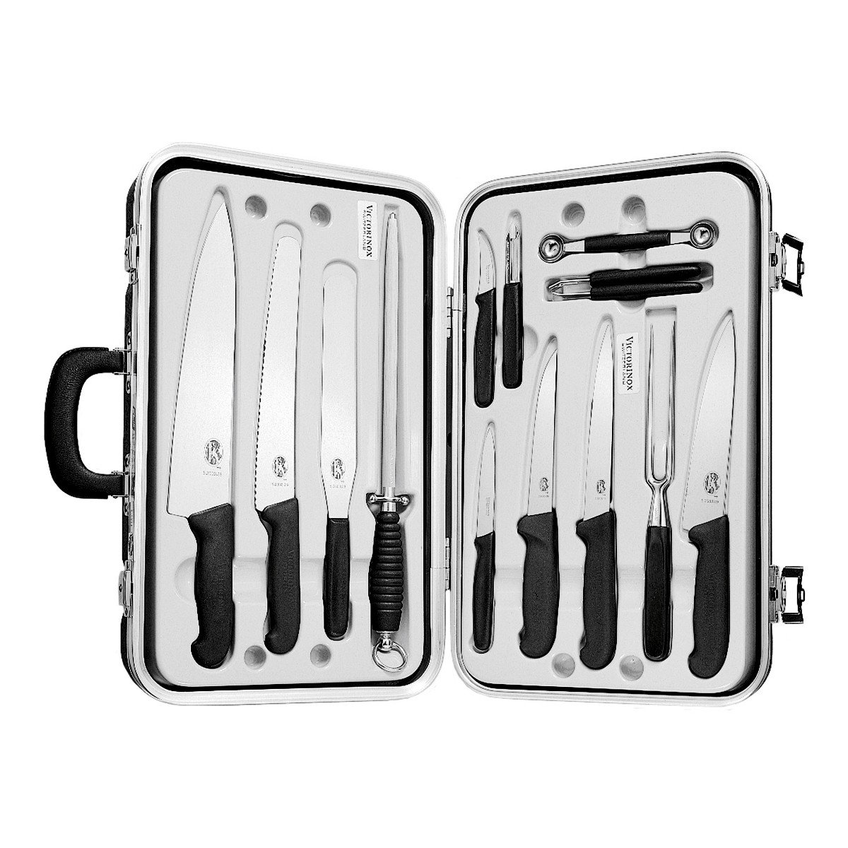 Foto 2 pulgar | Juego De Cuchillos Victorinox Swiss Army Fibrox Pro De 14 Piezas Con Funda - Venta Internacional.