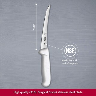 Foto 2 | Cuchillo Para Deshuesar Victorinox, Semirrígido, 15 Cm, Blanco Fibrox - Venta Internacional.