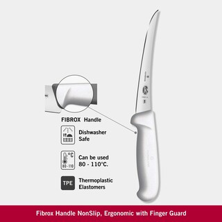 Foto 3 | Cuchillo Para Deshuesar Victorinox, Semirrígido, 15 Cm, Blanco Fibrox - Venta Internacional.