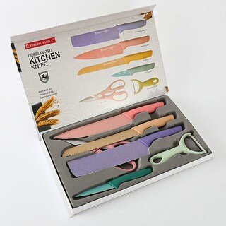 Foto 8 | Juego De 6 Cuchillos Diferentes Colores