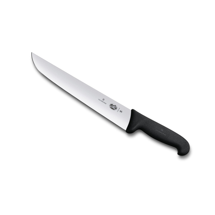 Cuchillo Carnicero Recto 36 Cm Fibrox Negro Victorinox