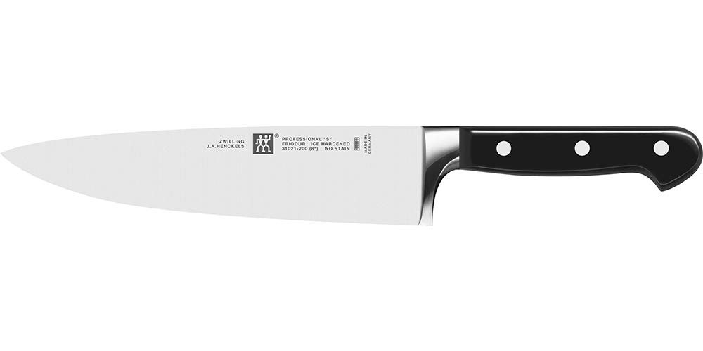 Foto 2 pulgar | Cuchillo De Chef Zwilling 31021-201-0 Plateado/negro 20 Cm - Venta Internacional.