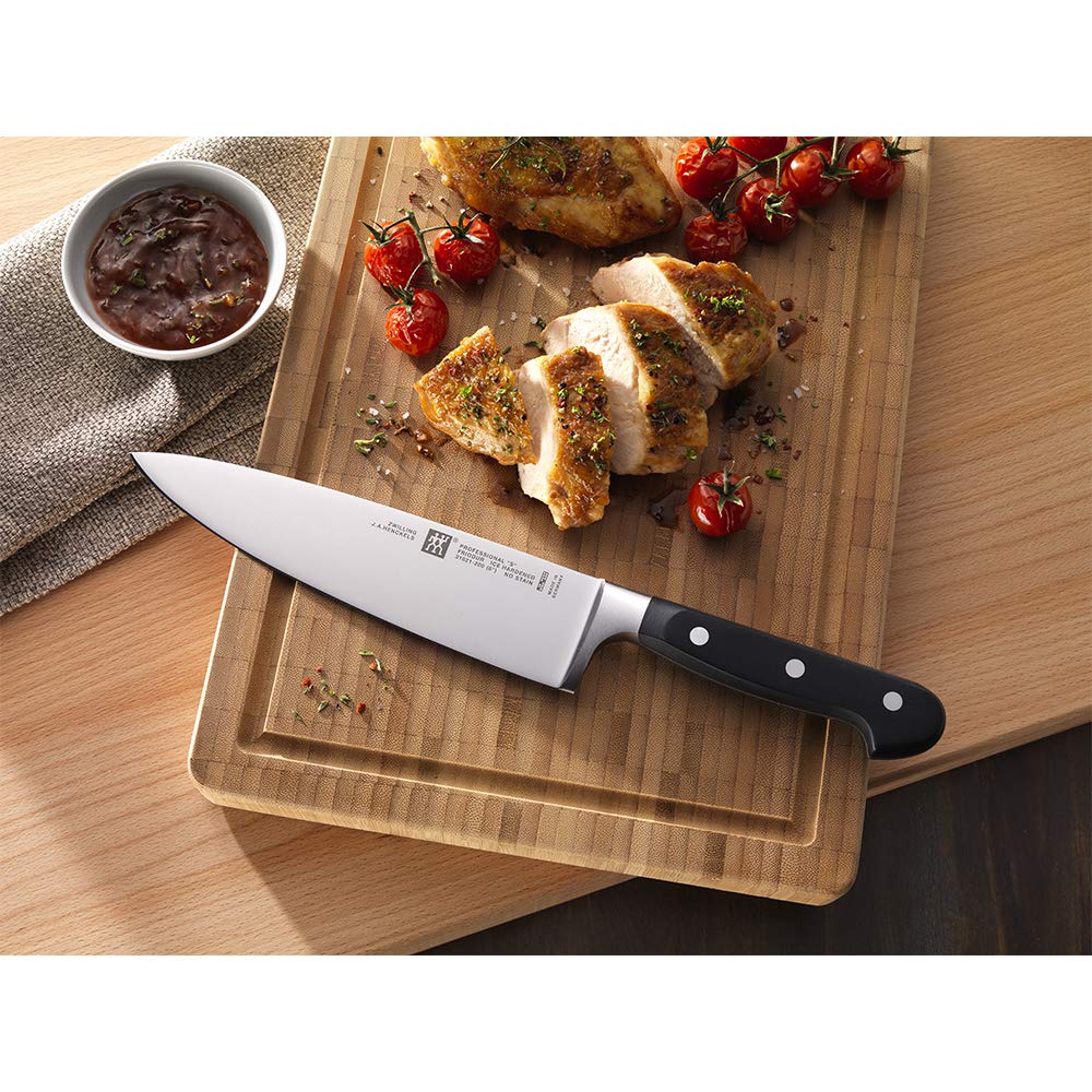 Foto 6 pulgar | Cuchillo De Chef Zwilling 31021-201-0 Plateado/negro 20 Cm - Venta Internacional.