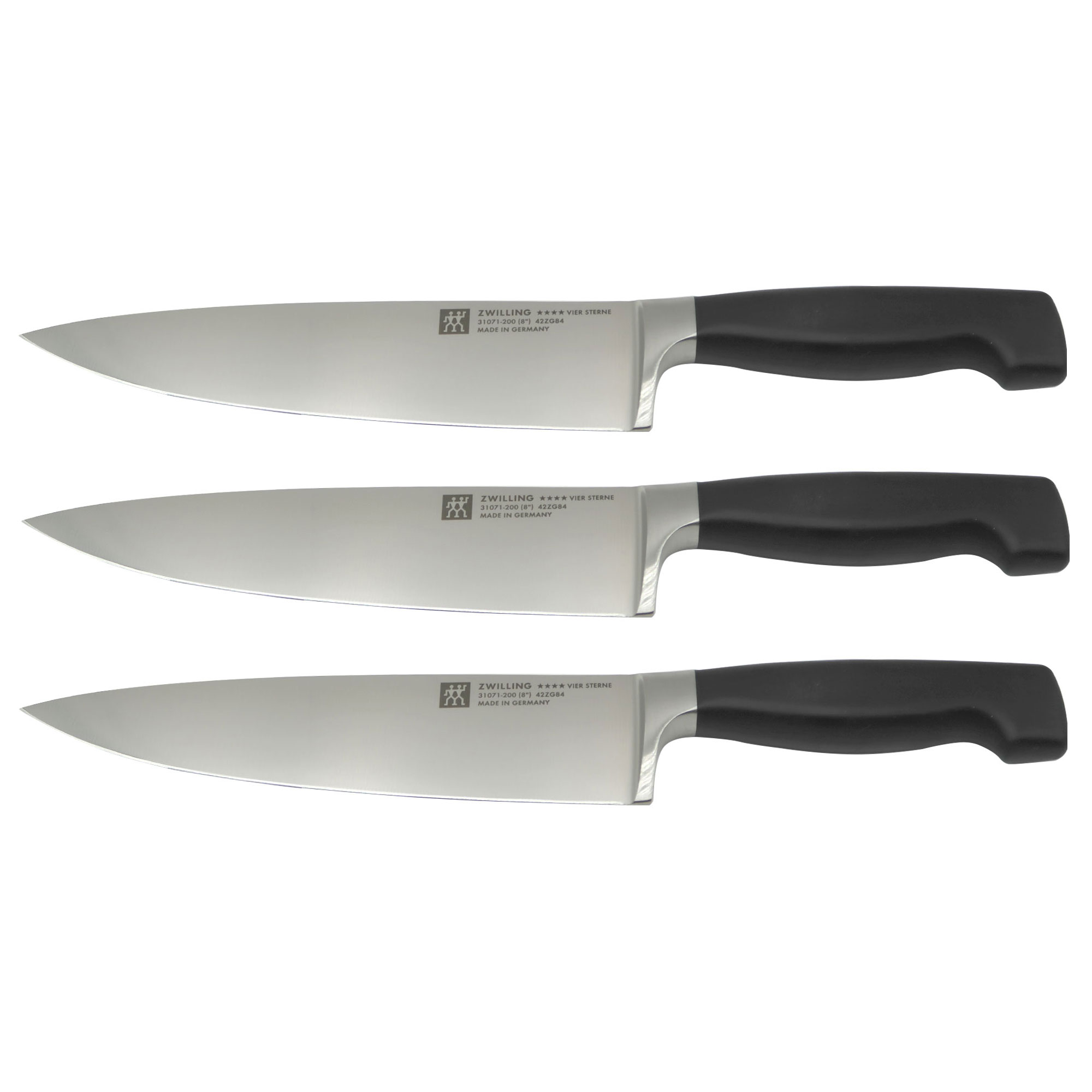 Foto 2 pulgar | Cuchillo Zwilling Four Star Chef's 8 20cm Con 3 Unidades - Venta Internacional.