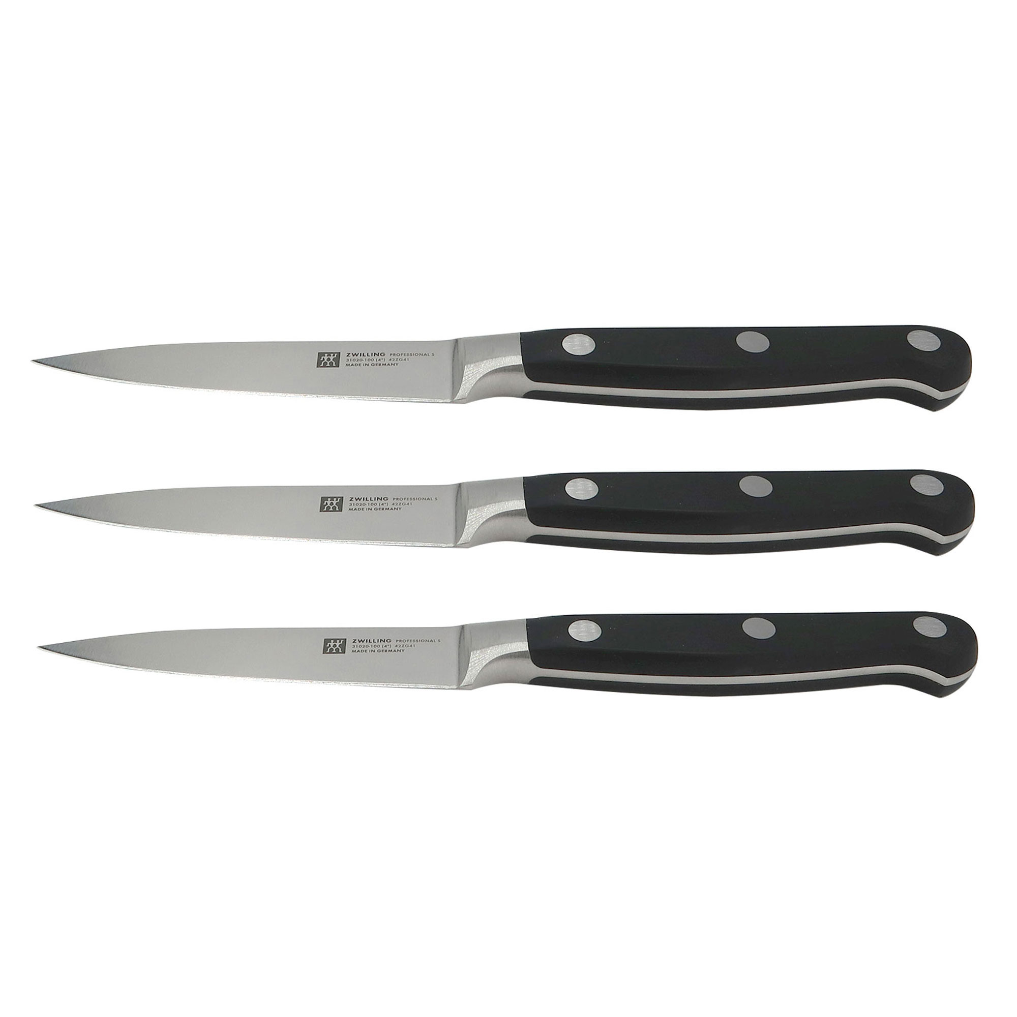 Foto 1 | Cuchillo De Pelar Zwilling Professional S 4 10 Cm Con 3 Unidades - Venta Internacional.