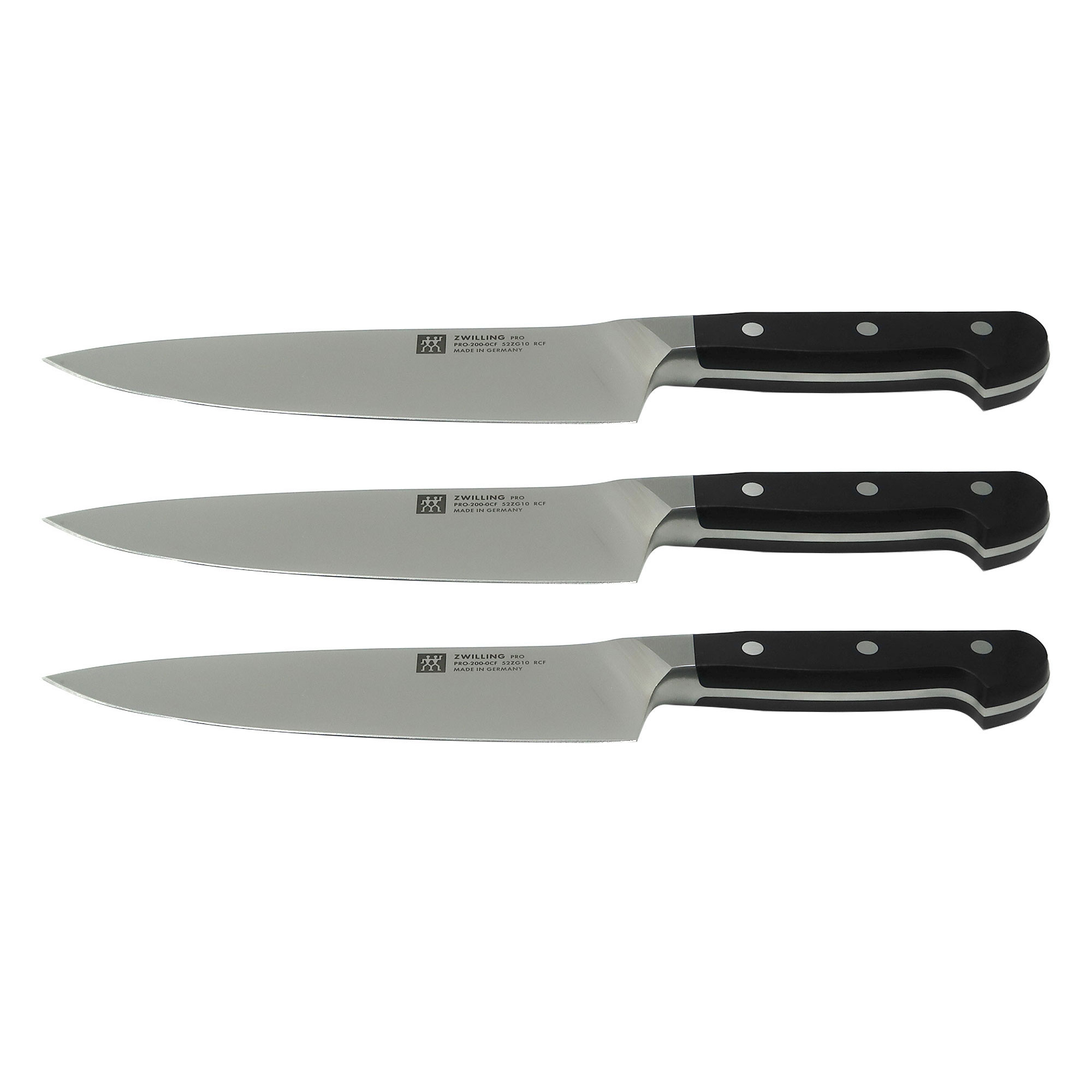 Foto 2 pulgar | Juego De Cuchillos Zwilling Pro 8 Cuchillos De Chef Tradicionales X3 - Venta Internacional.