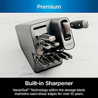 Foto 4 | Juego De Cuchillos Ninja Foodi Neverdull Premium De 17 Piezas Con Afilador - Venta Internacional.
