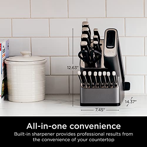 Foto 6 | Juego De Cuchillos Ninja Foodi Neverdull Premium De 17 Piezas Con Afilador - Venta Internacional.