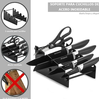 Foto 3 | Xtellar Juego De Cuchillos Cocina Premium 6 Piezas Profesionales Con Tabla De Corte