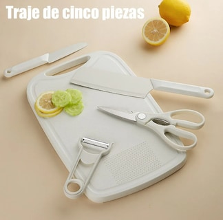 Foto 3 | Xtellar: Kit Premium De Chef Portátil Cuchillos Tijeras Y Tabla De Cortar Para Gourmets En Movimiento