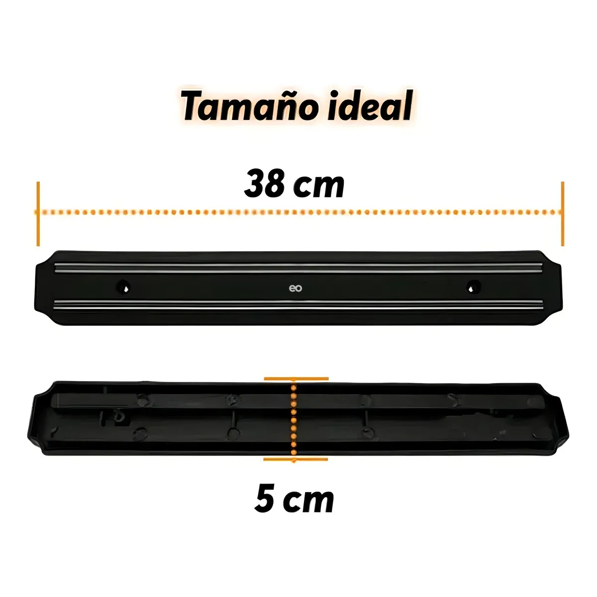 Foto 4 pulgar | Barra Iman Magnetica Porta Cuchillos Herramientas Eo Safe Imports Esi-20624 Negro