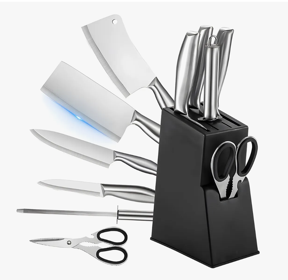 Foto 1 | Juego De Cuchillos Xtellar Profesionales De Cocina De Acero Inoxidab
