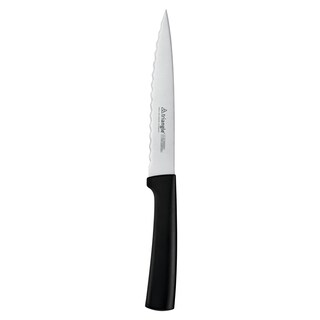 Foto 1 | Cuchillo De Cocina Triangular Con Hoja De Acero Inoxidable Con Borde Ondulado De 16 Cm - Venta Internacional.