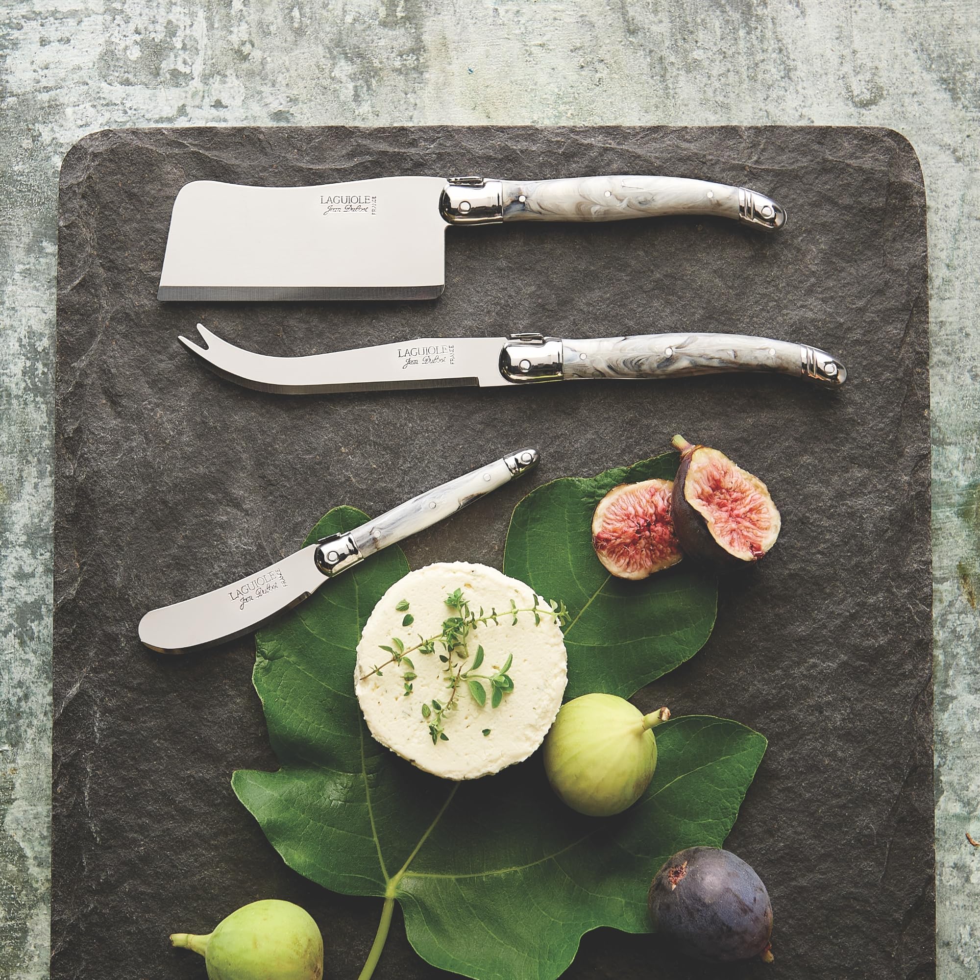 Foto 6 | Juego De Cuchillos Para Queso Jean Dubost Laguiole Mariniere Handles - Venta Internacional.