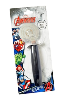 Foto 4 | Cortador De Pizza Marvel Captain America Shield Hoja De Acero - Venta Internacional.