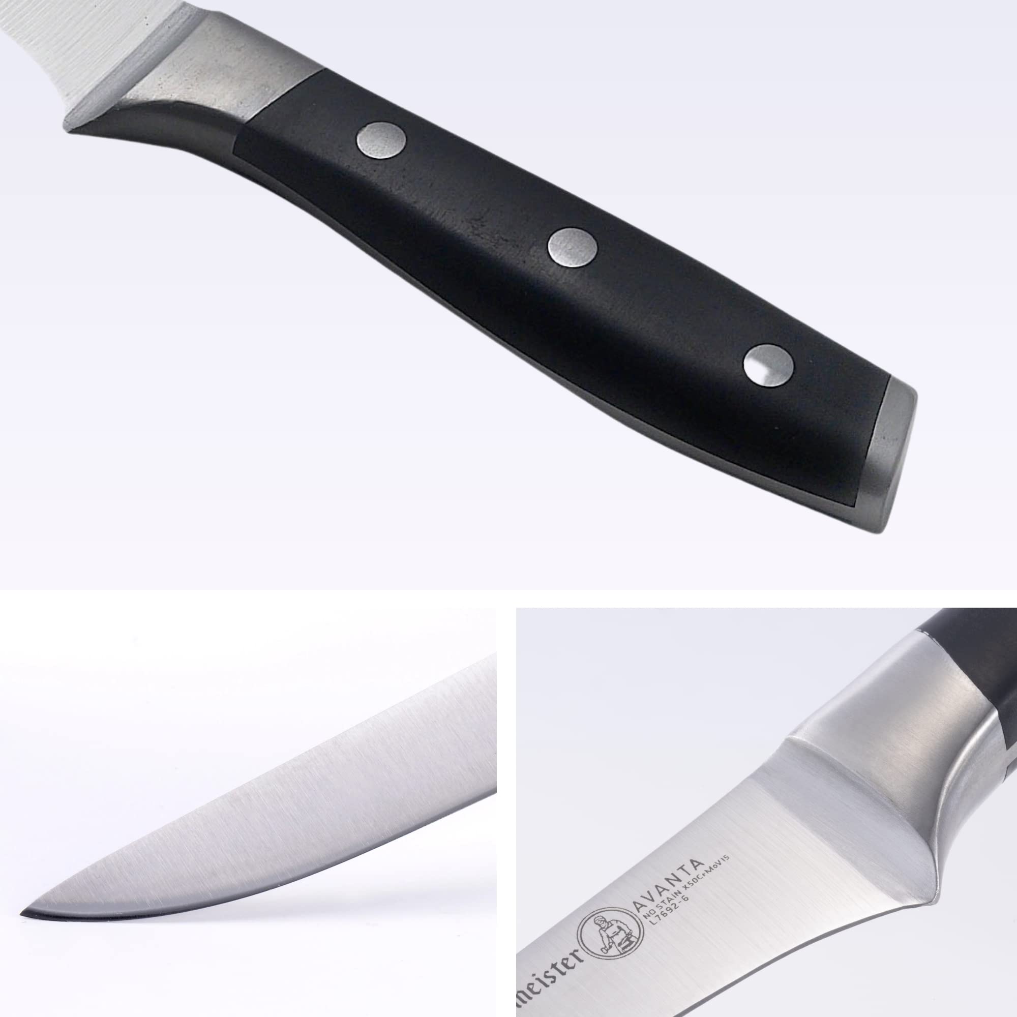 Foto 4 | Cuchillo Deshuesador Messermeister Avanta 15 Cm  Alemán X50  Acero Inoxidable - Venta Internacional.