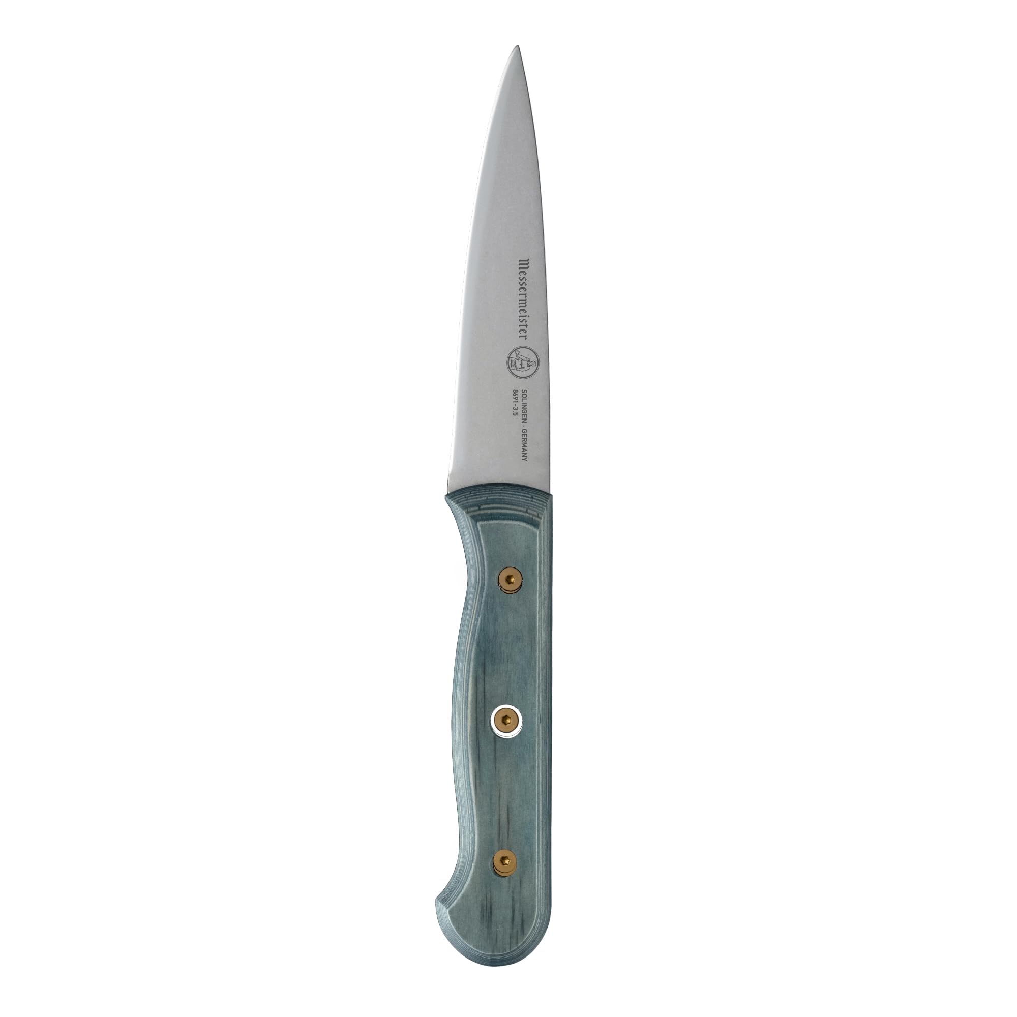Foto 2 pulgar | Cuchillo De Pelar Messermeister Personalizado Azul Índigo 8 9 Cm - Venta Internacional.