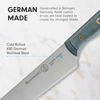 Foto 5 | Cuchillo Multiusos Messermeister Custom Indigo Blue 15 Cm - Venta Internacional.