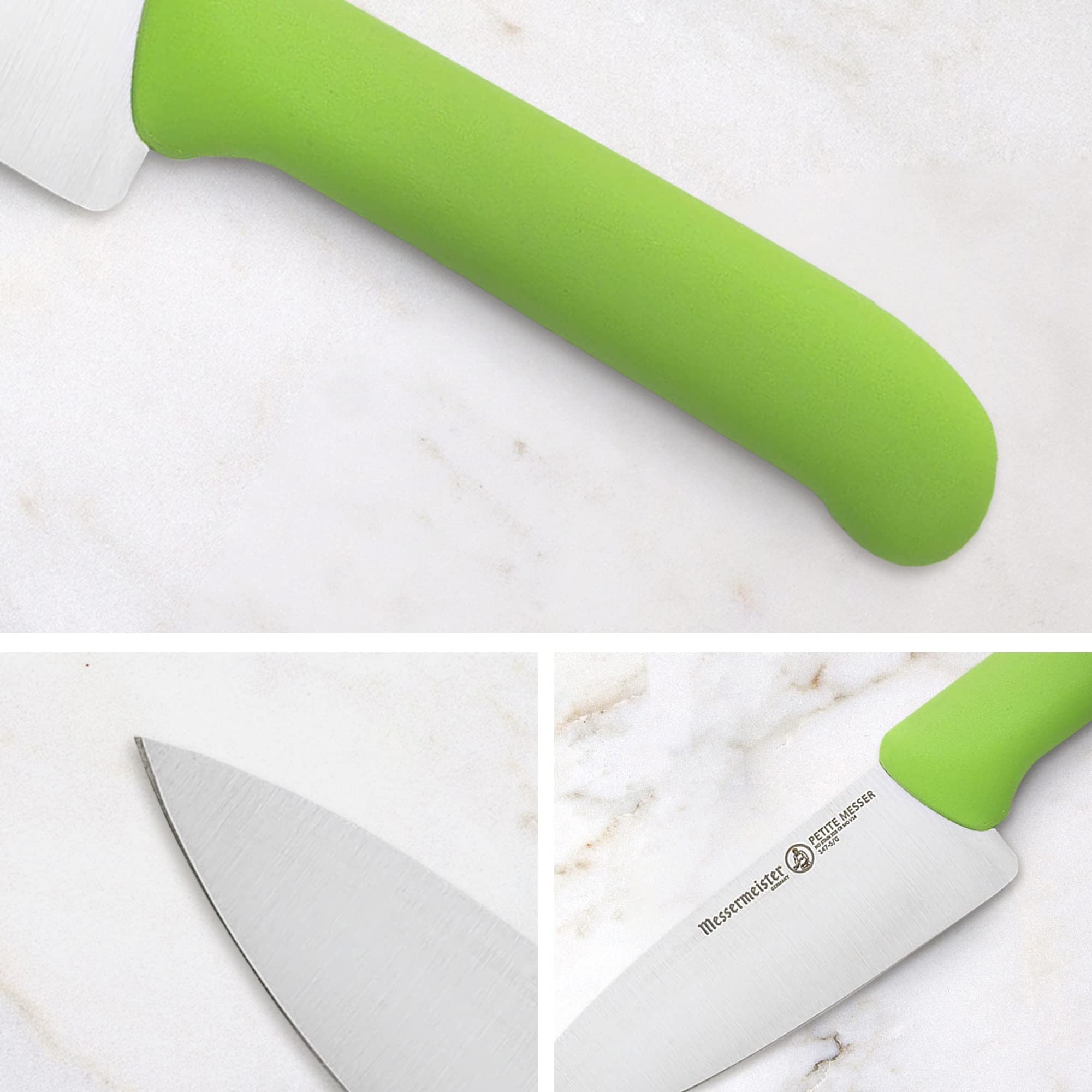 Foto 5 pulgar | Cuchillo De Chef Messermeister Petite Messer De 5 Pulgadas  Verde Inoxidable - Venta Internacional.