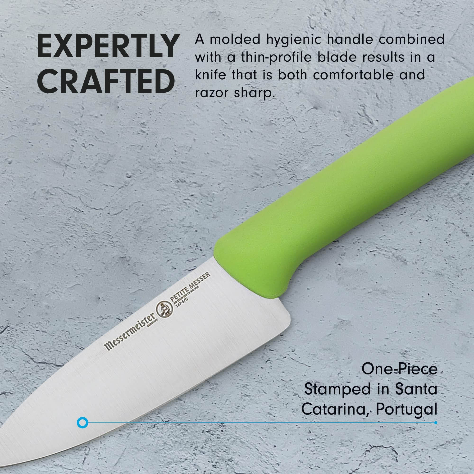 Foto 6 pulgar | Cuchillo De Chef Messermeister Petite Messer De 5 Pulgadas  Verde Inoxidable - Venta Internacional.