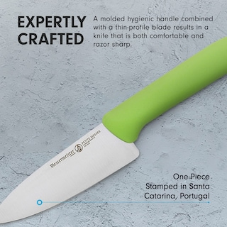 Foto 5 | Cuchillo De Chef Messermeister Petite Messer De 5 Pulgadas Verde Inoxidable - Venta Internacional.