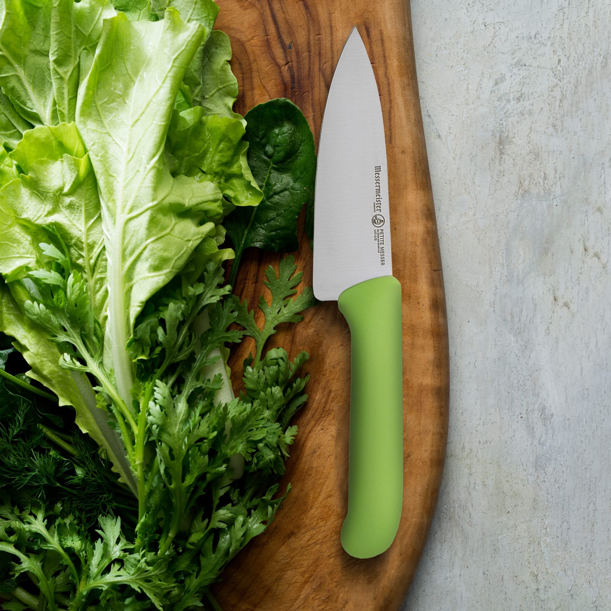 Foto 6 | Cuchillo De Chef Messermeister Petite Messer De 5 Pulgadas  Verde Inoxidable - Venta Internacional.