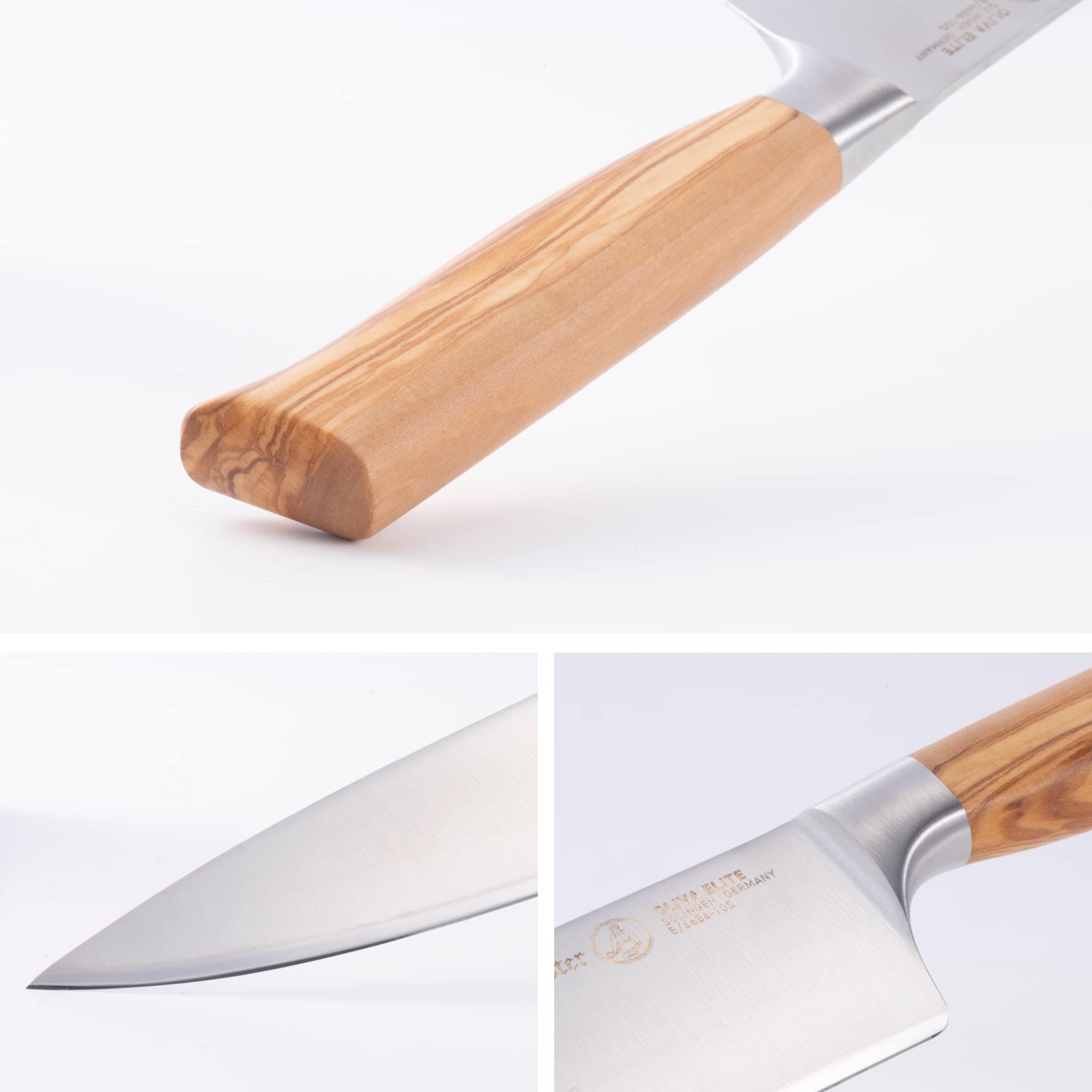 Foto 5 pulgar | Cuchillo De Chef Messermeister Oliva Elite Stealth 25 Cm - Venta Internacional.
