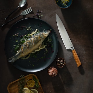 Foto 6 | Cuchillo De Chef Messermeister Oliva Elite Stealth 25 Cm - Venta Internacional.