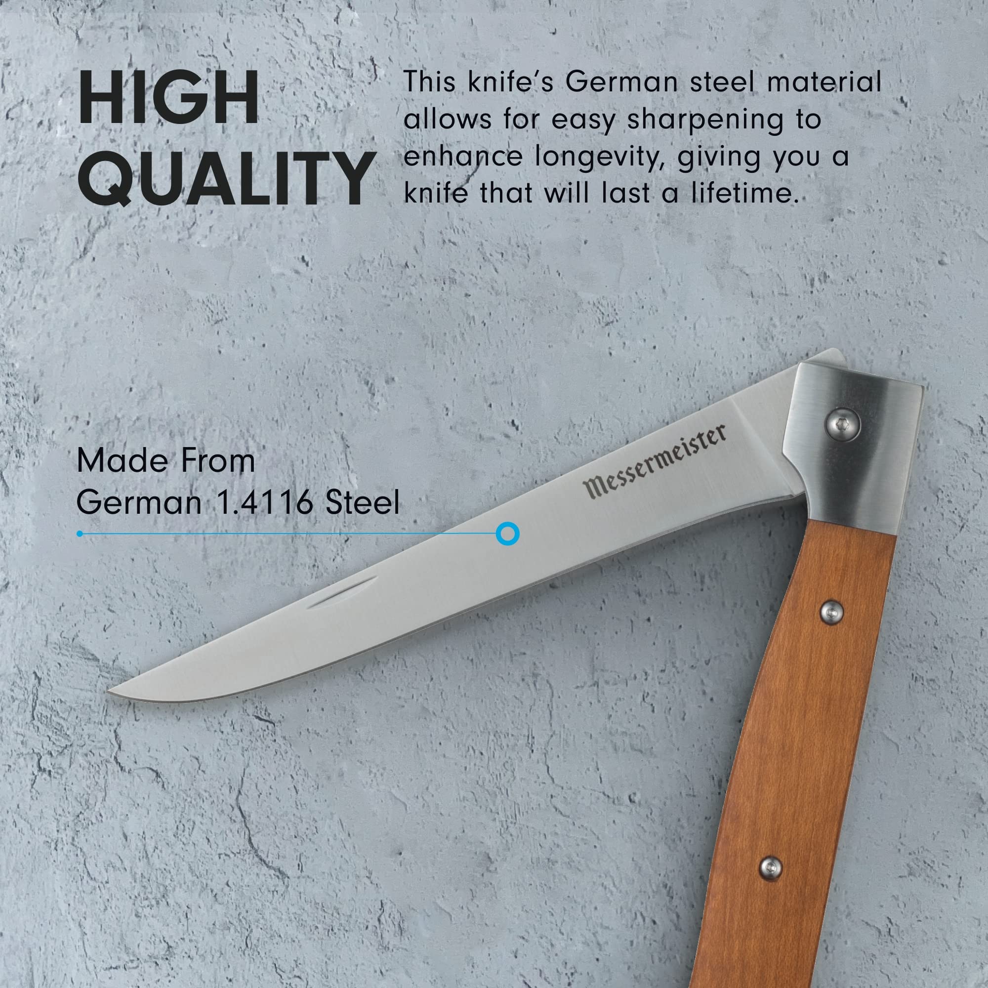 Foto 6 pulgar | Cuchillo Para Filetear Messermeister Adventure Chef Plegable 15 Cm - Venta Internacional.
