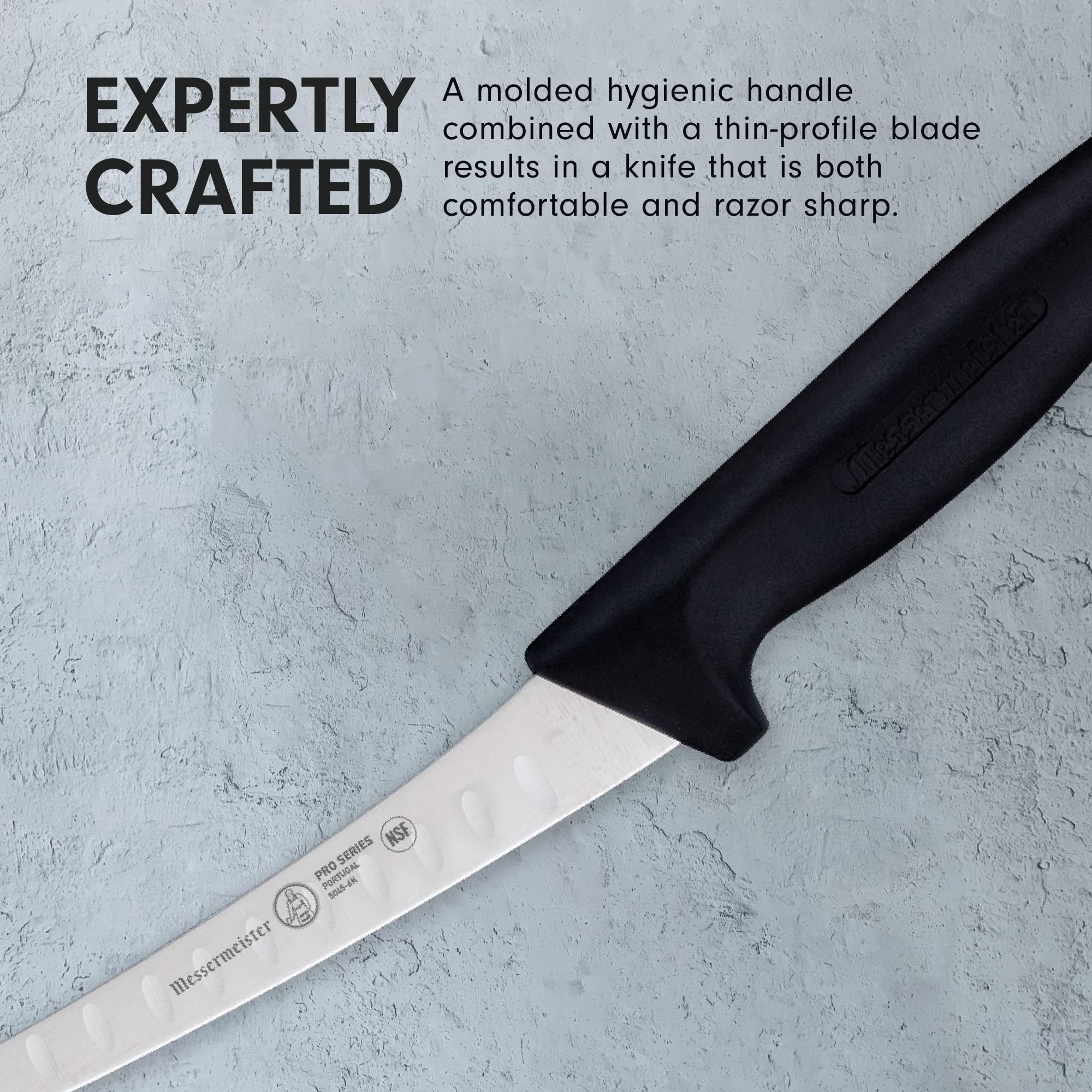 Foto 6 pulgar | Cuchillo Para Deshuesar Messermeister Four Seasons 15 Cm Con Kullenschliff - Venta Internacional.