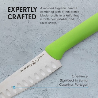 Foto 5 | Cuchillo Santoku Messermeister Petite Messer De 5 Pulgadas Con Mango Verde - Venta Internacional.