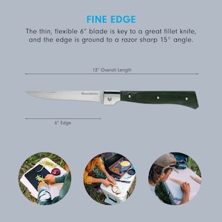 Foto 3 | Cuchillo Para Filetear Messermeister Adventure Chef Plegable 15 Cm - Venta Internacional.
