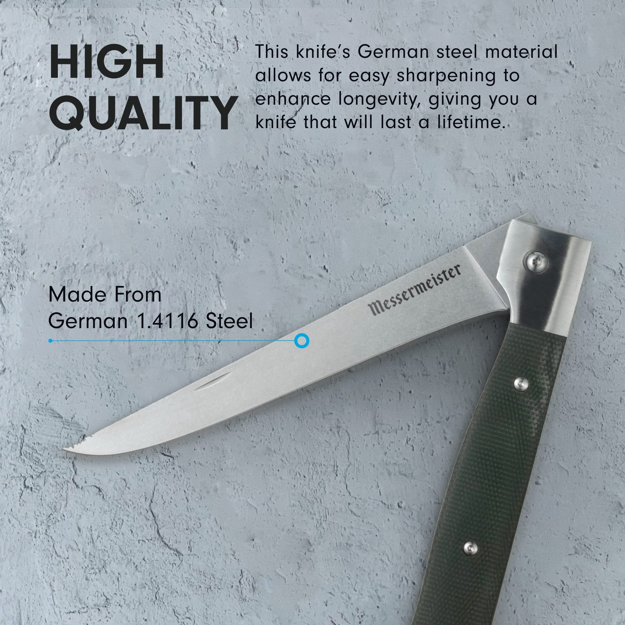 Foto 6 pulgar | Cuchillo Para Filetear Messermeister Adventure Chef Plegable 15 Cm - Venta Internacional.
