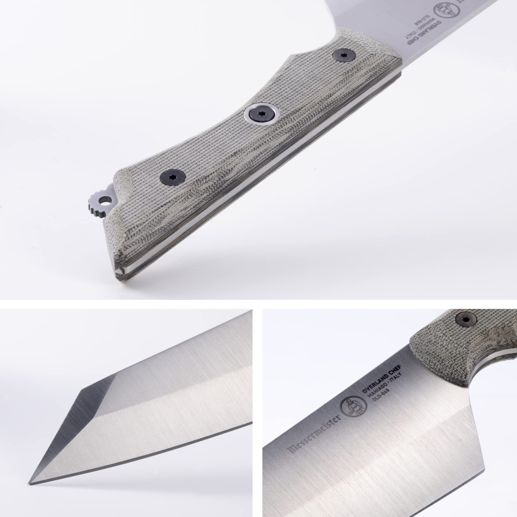 Foto 5 pulgar | Cuchillo De Chef Messermeister Overland De 8 Pulgadas  Acero Nitro Cobalto - Venta Internacional.