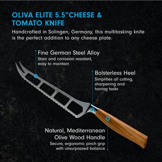 Foto 2 | Cuchillo Para Queso Y Tomate Messermeister Oliva Elite 14cm - Venta Internacional.