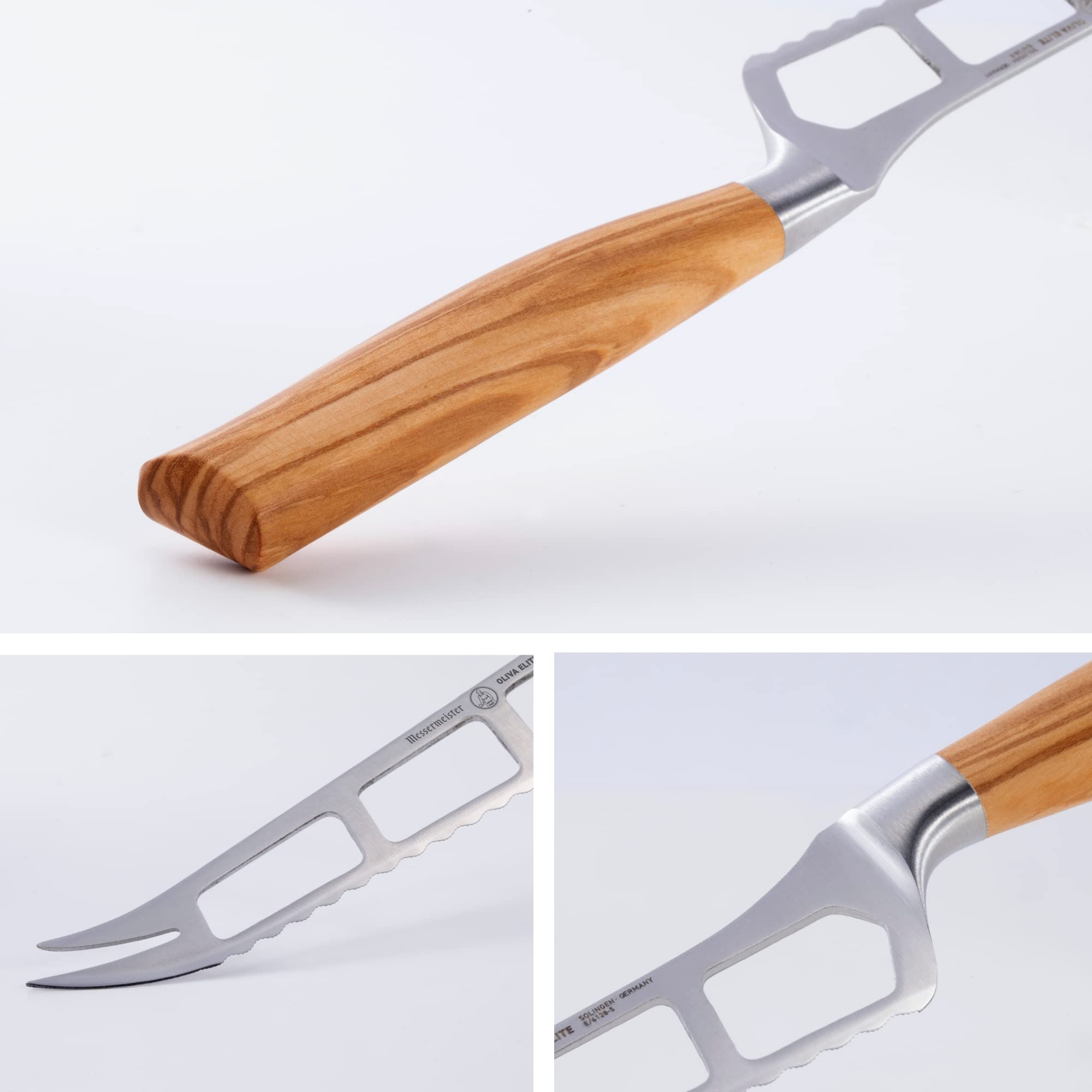 Foto 5 pulgar | Cuchillo Para Queso Y Tomate Messermeister Oliva Elite 14cm - Venta Internacional.