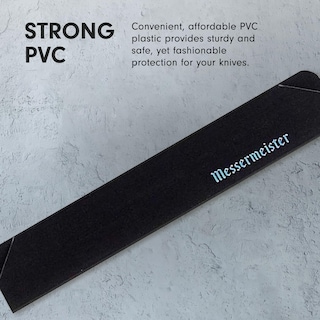 Foto 5 | Juego De Cuchillos Para Carne Messermeister Con Protección De Bordes Negros 4 Piezas - Venta Internacional.