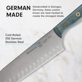 Foto 5 | Cuchillo Santoku Messermeister Custom 7» Kullens Indigo Blue - Venta Internacional.