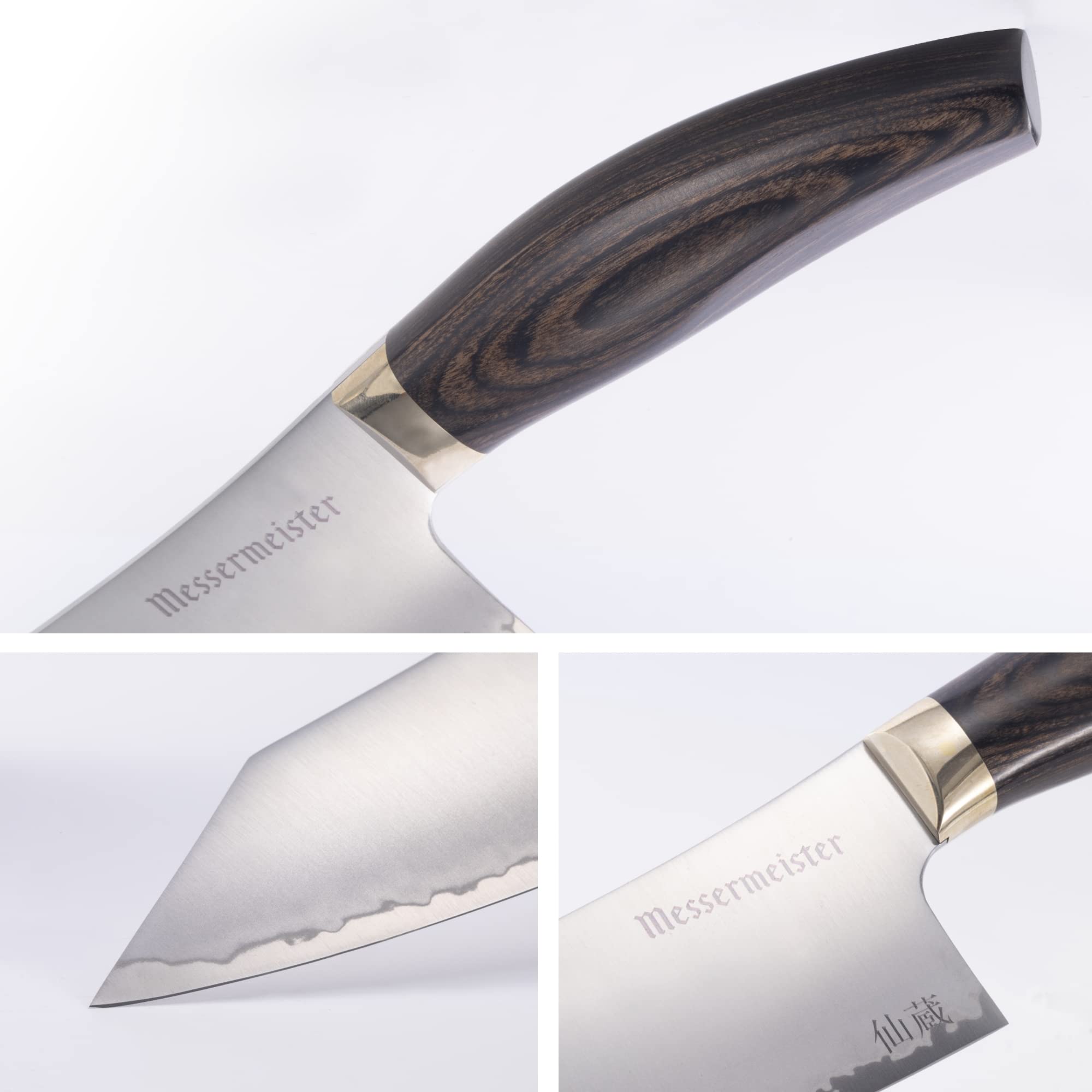Foto 5 pulgar | Cuchillo De Chef Messermeister Kawashima 20 Cm Sg2 De Acero - Venta Internacional.