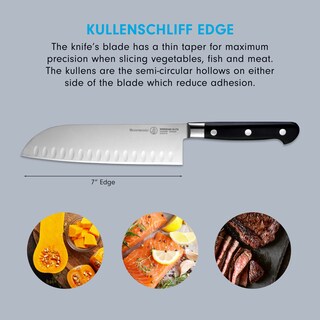 Foto 3 | Cuchillo Santoku Messermeister Meridian Elite De 18 Cm Acero Alemán - Venta Internacional.