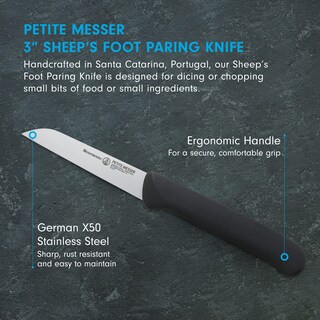 Foto 2 | Cuchillo De Pelar Messermeister Petite Messer De 3 Pulgadas Con Funda - Venta Internacional.
